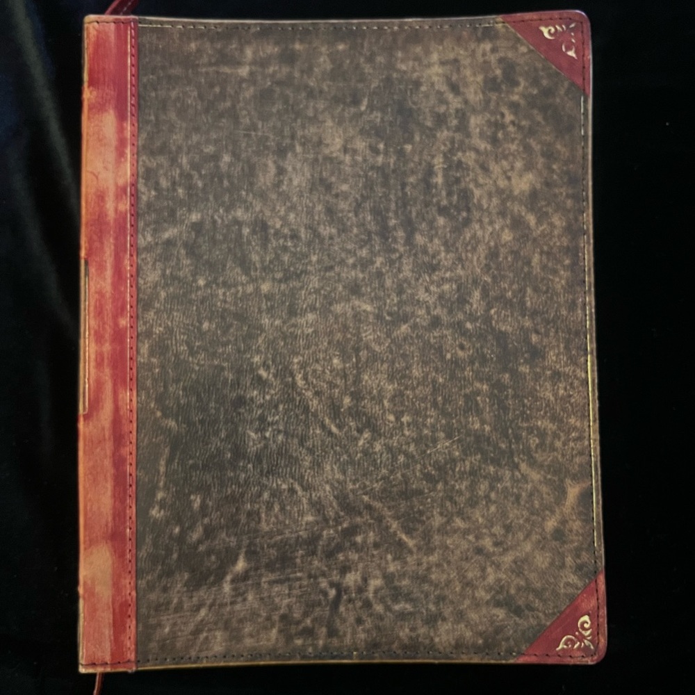 BookBook By Twelve South Zipper Closure Ipad Cover / Brown with Red Accents